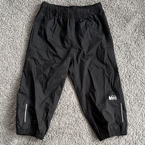 REI Toddler Black Rainwall Pant - 3T (Brand New)